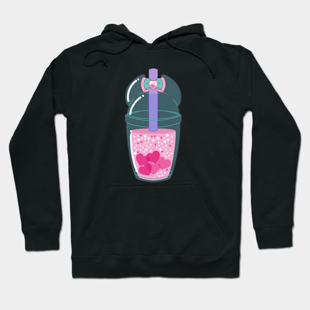 Boba Love Hoodie by Pupcakes and Cupcats